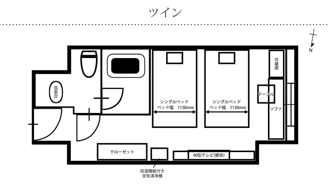 【お隣同士確約！】アジョイニングプラン〜グループでのご旅行に最適です☆【朝食付】